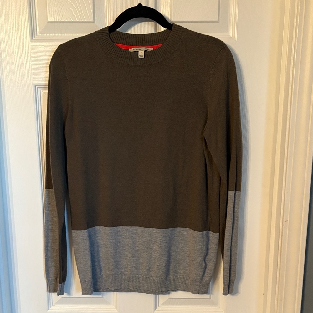 41 Hawthorn Brown and Red Sweater